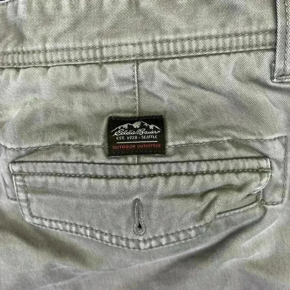 Eddie Bauer Fleece Lined Relaxed Fit Straight Leg Pants Mens 35/32 warm 0848 - Picture 10 of 11